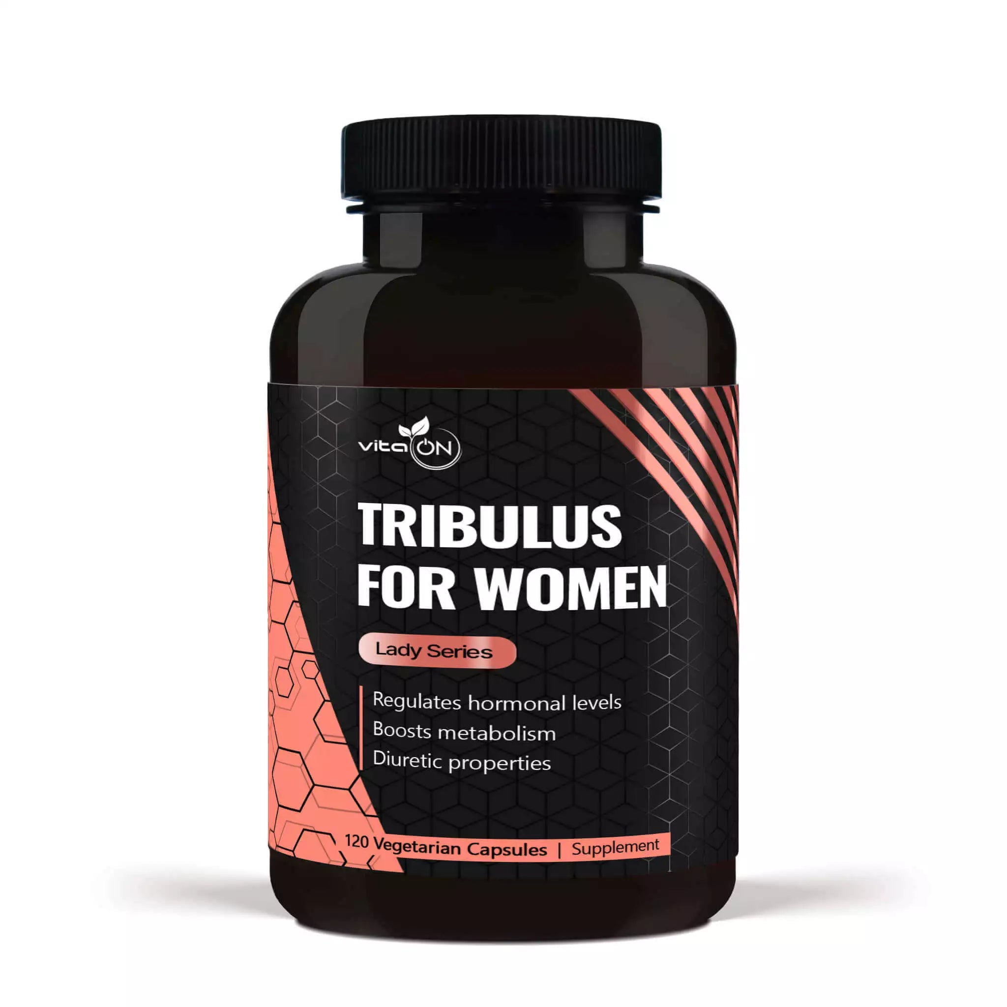 El extracto de Tribulus terrestris, que regula el equilibrio hormonal, mejora el metabolismo y la función del sistema excretor.